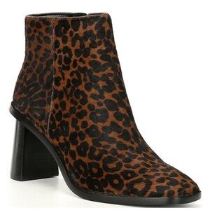 NWOB Gibson Latimer Leopard Print Haircalf Booties